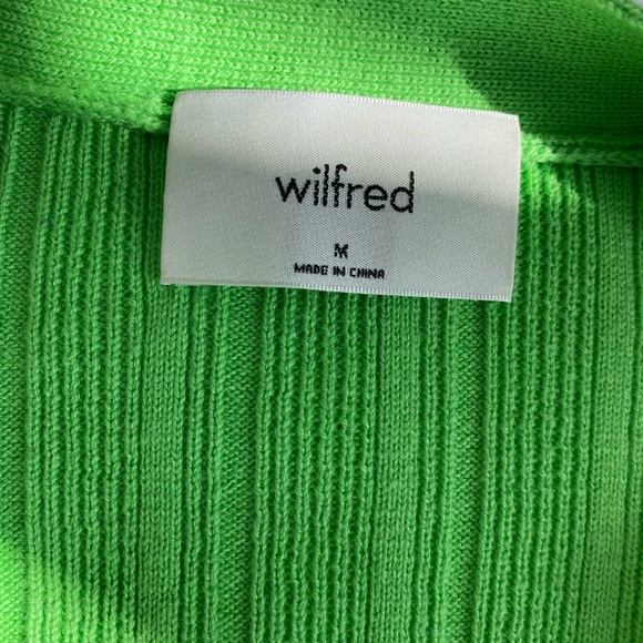 Wilfred Aritzia Plunge Front Cardigan Medium - Picture 4 of 5